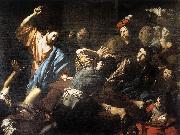 VALENTIN DE BOULOGNE Christ Driving the Money Changers out of the Temple wt china oil painting reproduction